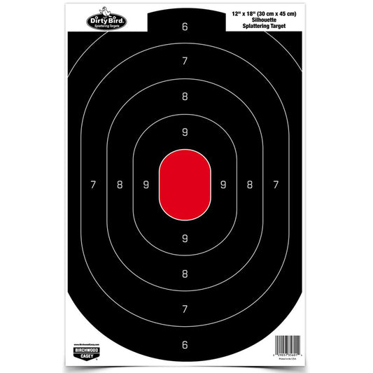 Birchwood Casey Dirty Bird 12ix18i Silhouette Target 8PK