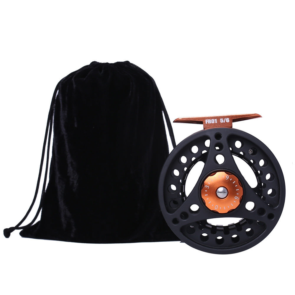 Kylebooker Fly Fishing Reel Large Arbor with Aluminum Body Fly Reel 3/4wt 5/6wt 7/8wt